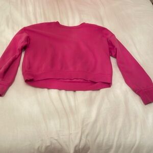 Pink crewneck
